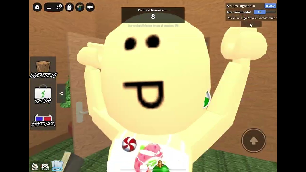 Jugando mm2
