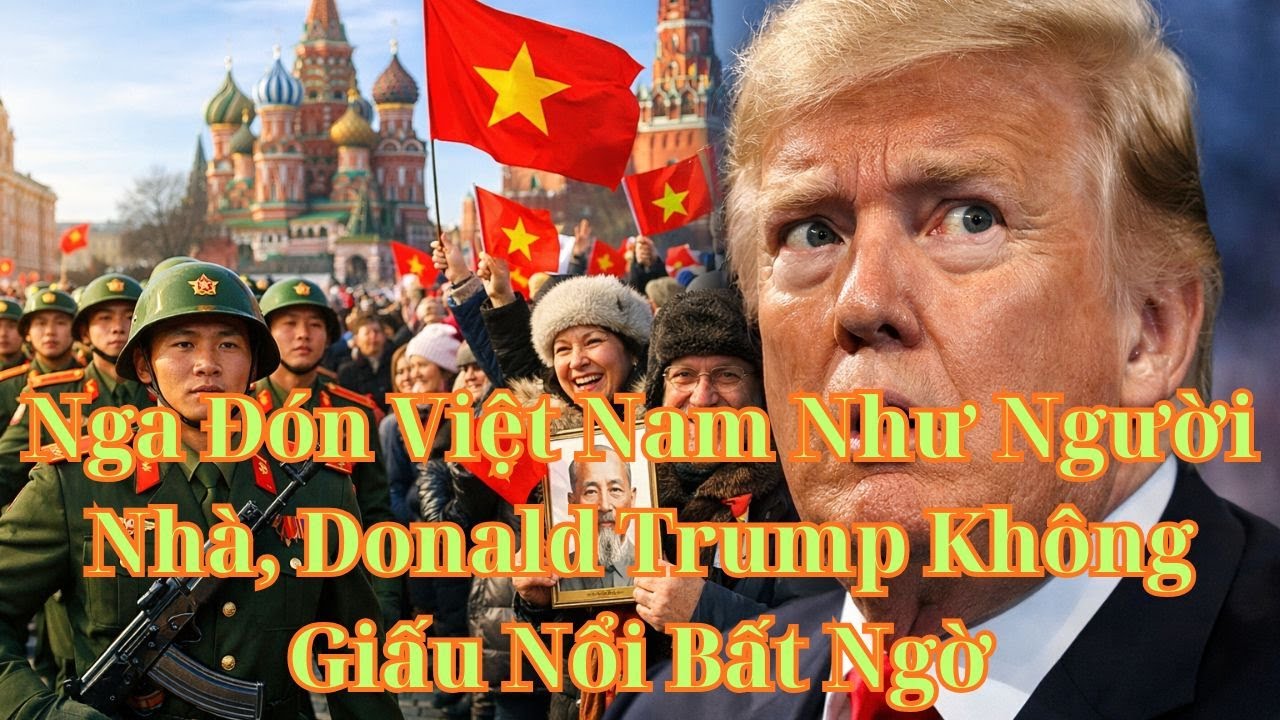 Nga Đón Việt Nam Như Người Nhà, Donald Trump Không Giấu Nổi Bất Ngờ
