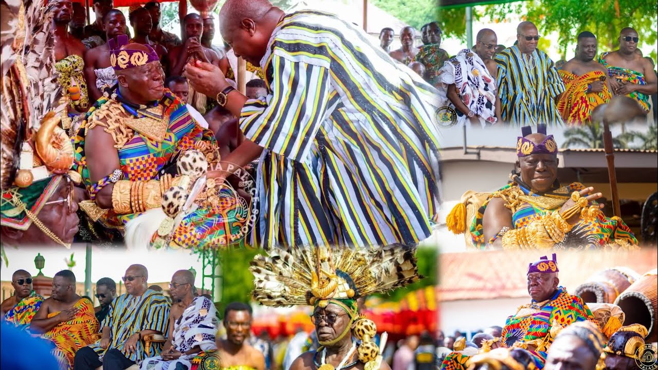 Prez. Mahama, Asiedu Nketia & Dr. Napo Grace Asantehene’s Last Akwasidea Celebration In GrandStyle 