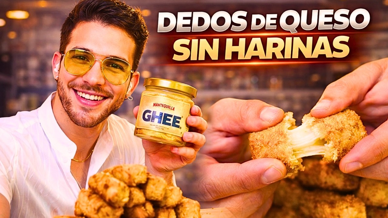 MANTEQUILLA GHEE CASERA + DEDITOS DE QUESO KETO  | RECETA EN VIVO @Chefmarkano
