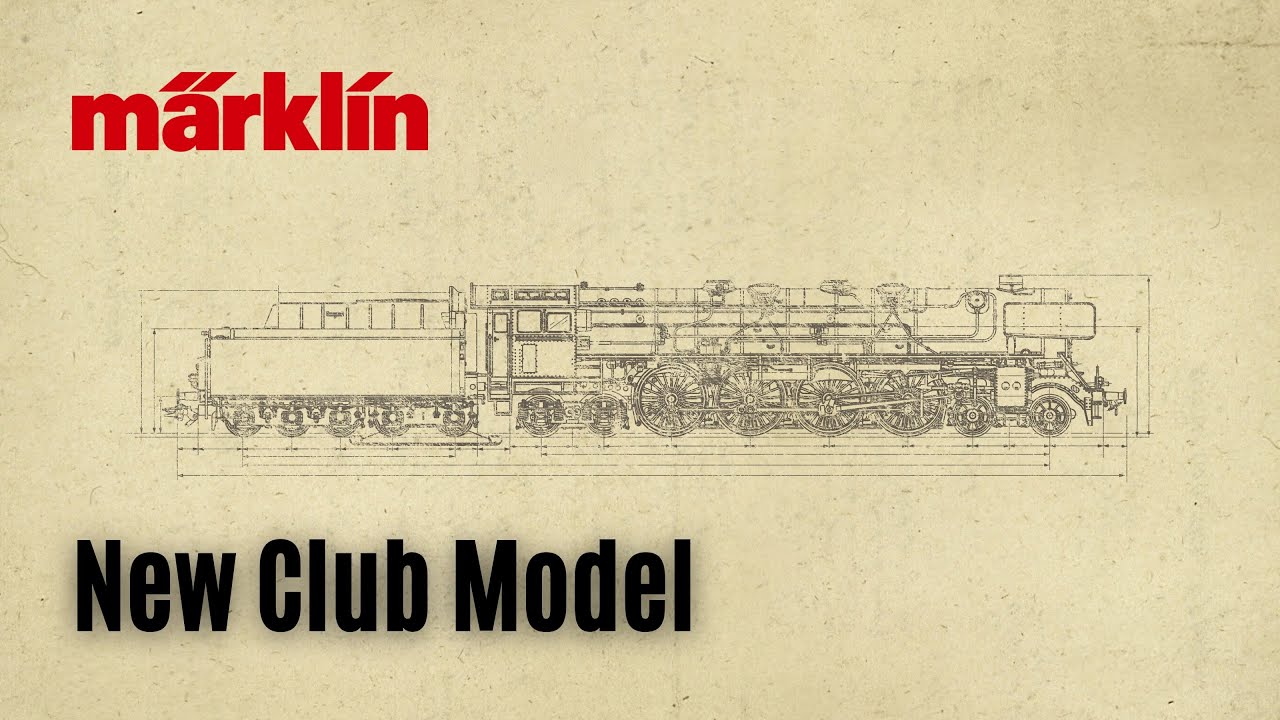 Märklin Club Модель 2026 с новым шасси | Паровоз класса 06