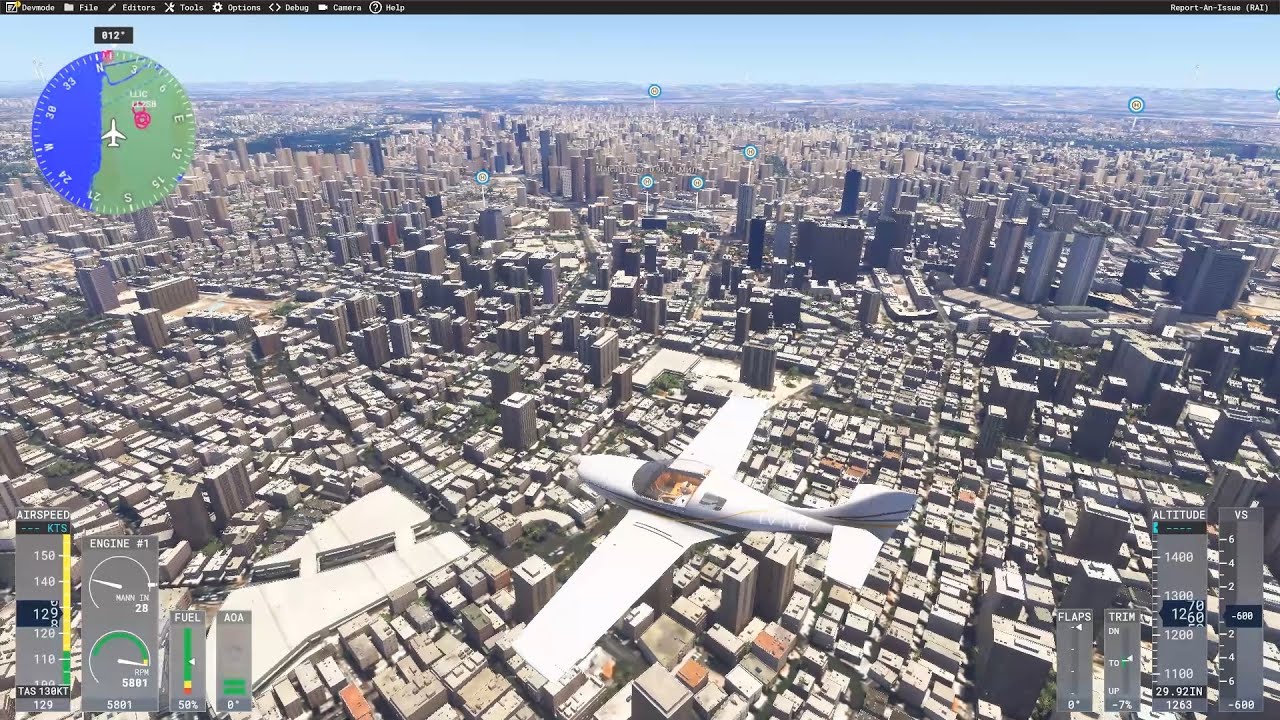 Microsoft Flight Simulator 2024 Tel Aviv