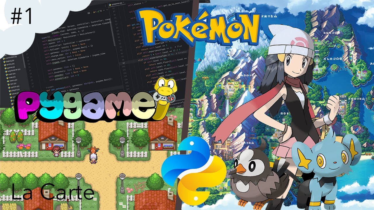 Créer un jeu Pokémon en Python avec Pygame | Episode 1 - La Carte
