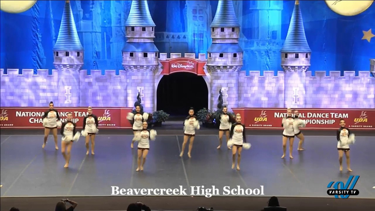 Beavercreek High School UDA Small Pom Finals, 5 Feb 2017