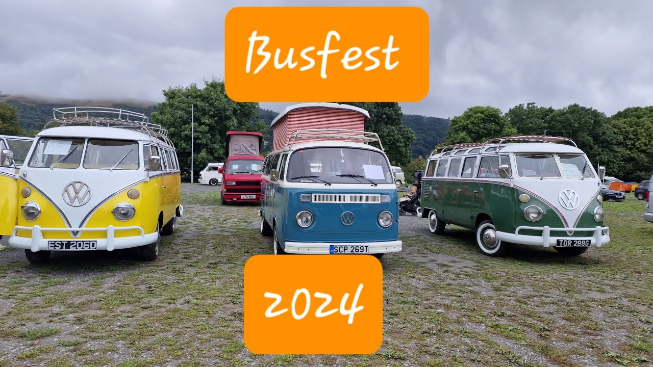 Busfest 2024 at Malvern UK #camper #vw #campervan #camperlife