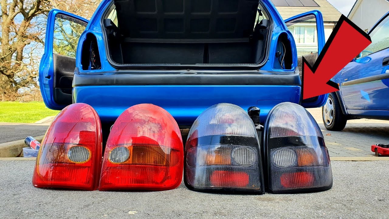 Installing MHW REAR LIGHTS On My Corsa B C20LET!