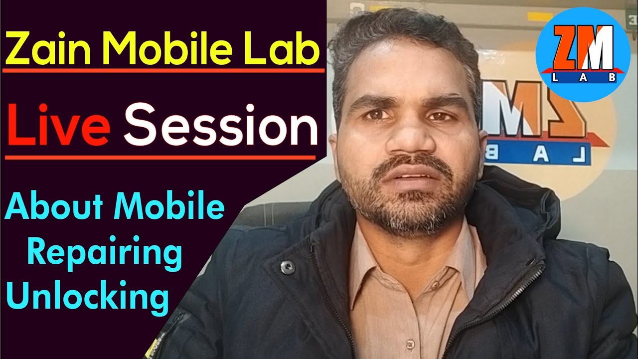 ZainMobileLab starting a live session about mobile repairing, unlocking .#zainmobilelab