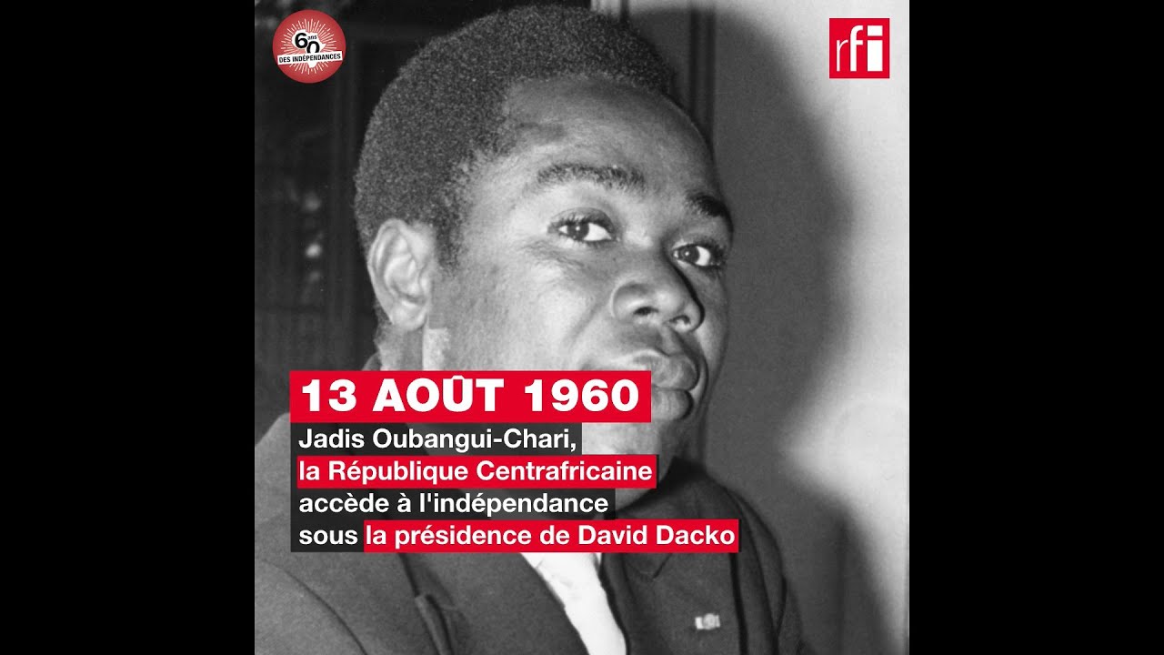 Centrafrique : David Dacko proclame l'ind&eacute;pendance - 13 ao&ucirc;t 1960