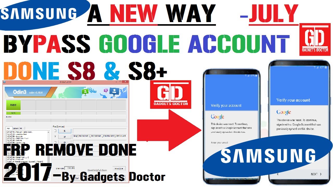 July 2017-A New Way To Bypass Google Account ON Samsung S8 and S8Plus.Android-7.0