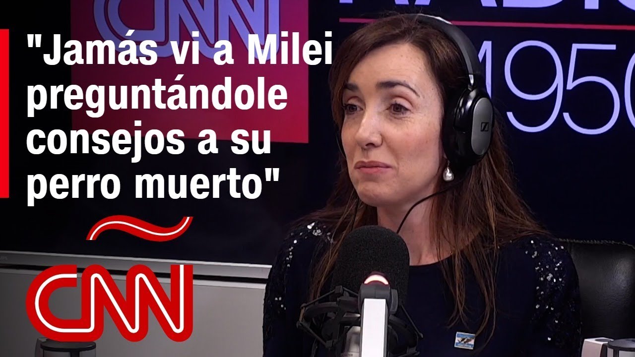 Victoria Villarruel: "Jamás vi a Milei preguntándole consejos a su perro muerto"