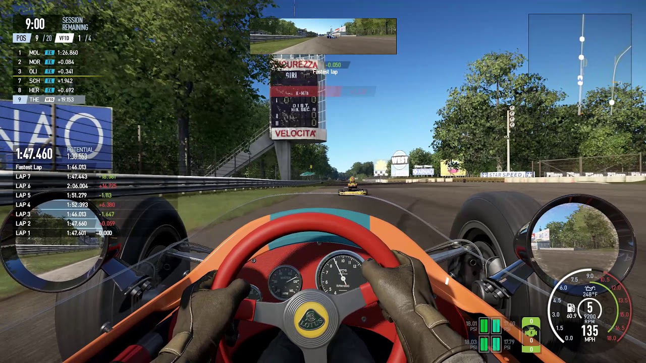 How not to sim race