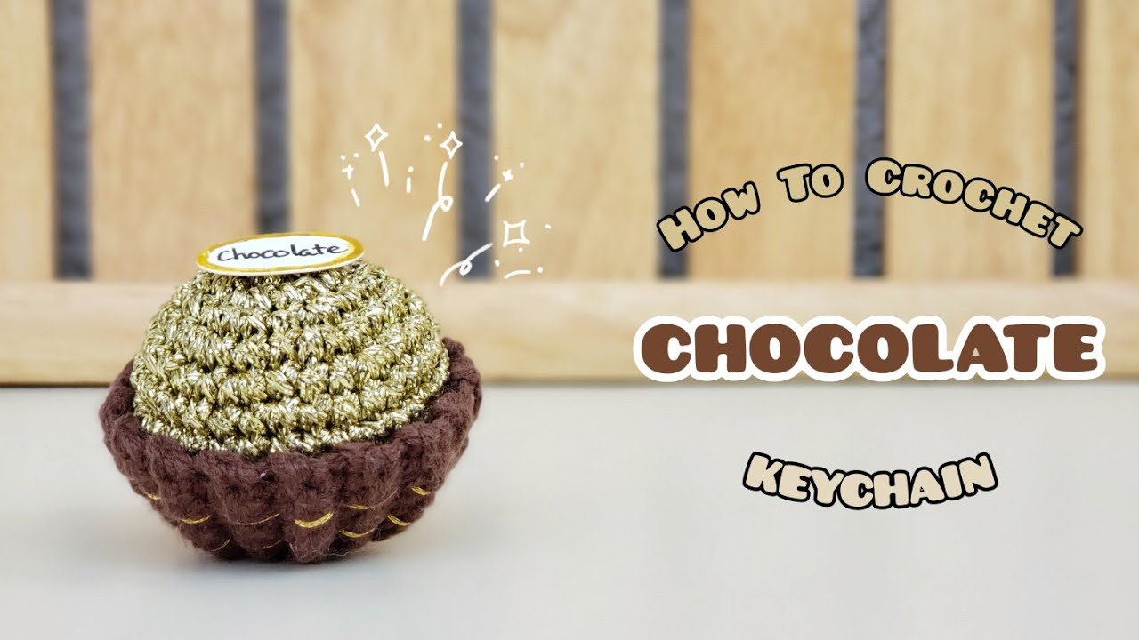 Crochet Chocolate Keychain | Amigurumi Tutorial | SpringDay DIY