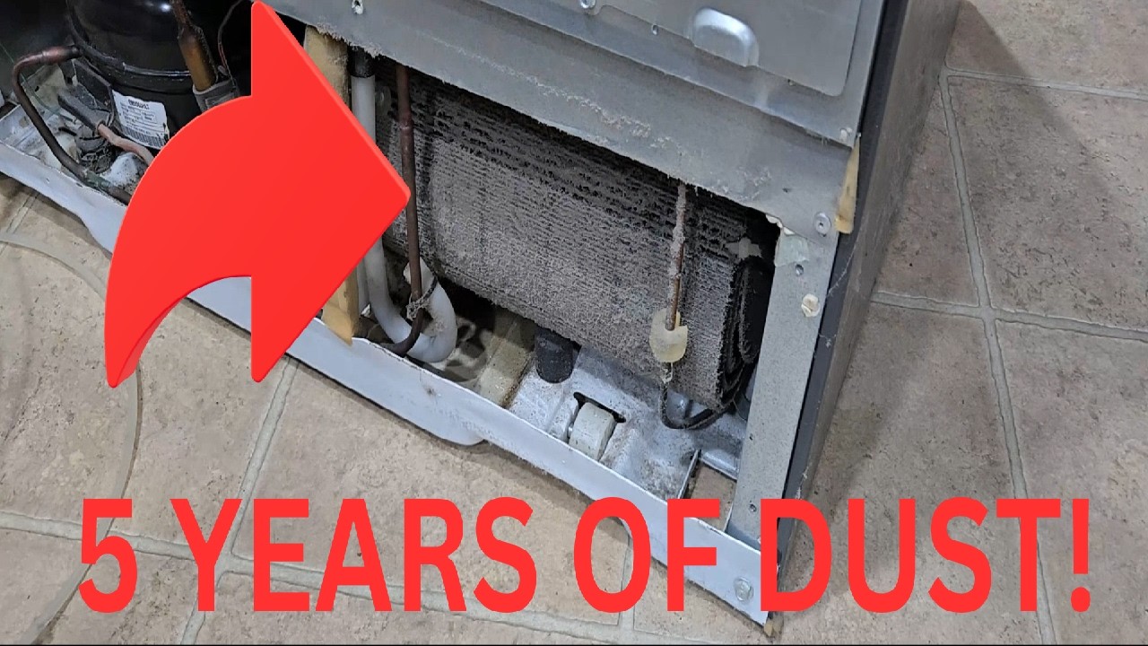 5 Years Without Cleaning Refrigerator Condenser Coils! How Much Energy Savings?