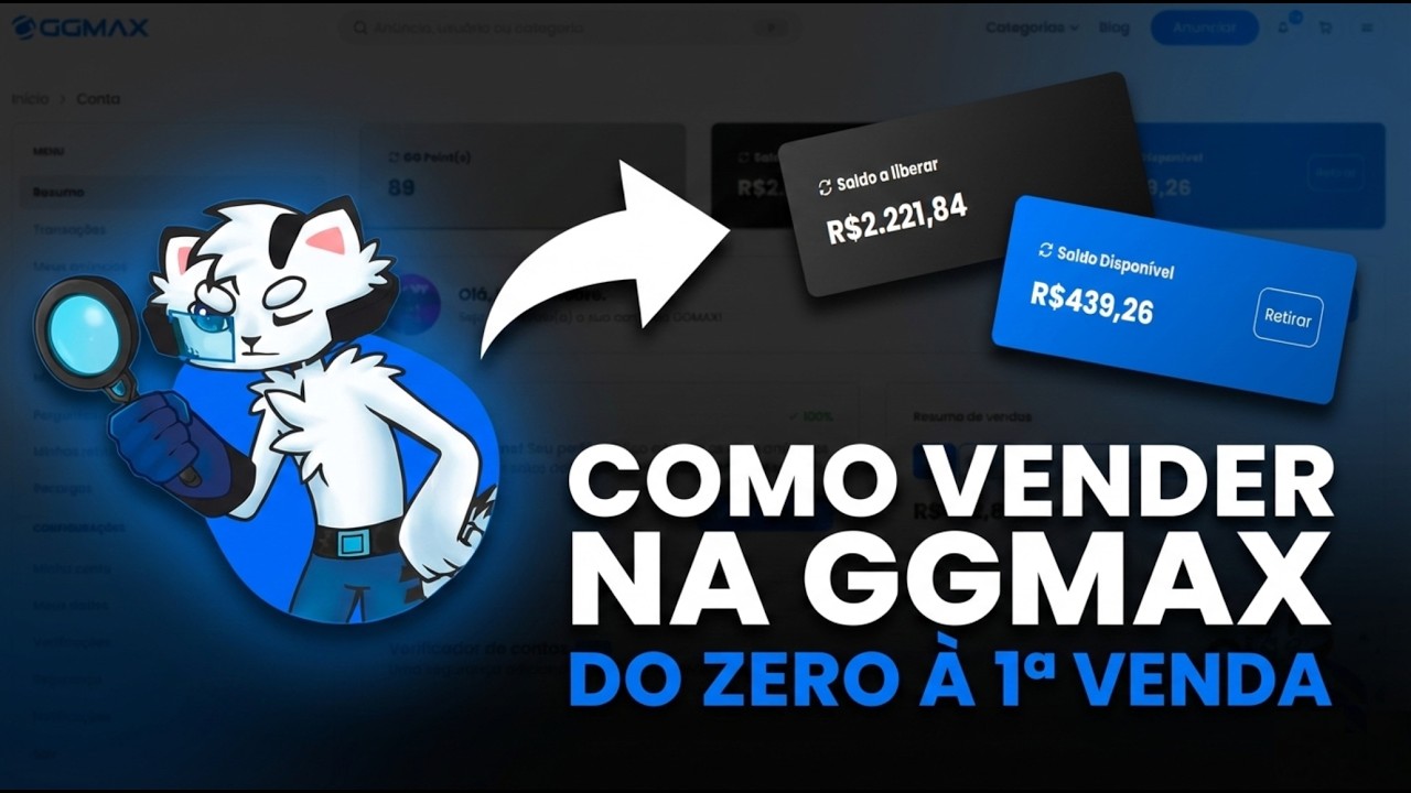 COMO VENDER NA GGMAX DO ZERO À PRIMEIRA VENDA (VENDI EM MENOS DE 6 HORAS)