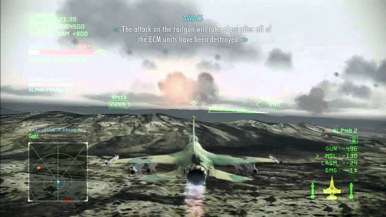 Ace Combat: Infinity Return of Stonehenge II Rank S (Red Ring)