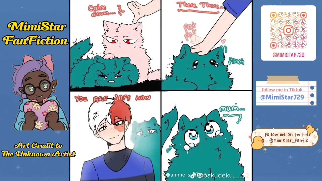 Cute but Dangerous! Deku & Bakugou Kittens Strike Back! (MHA Comics)
