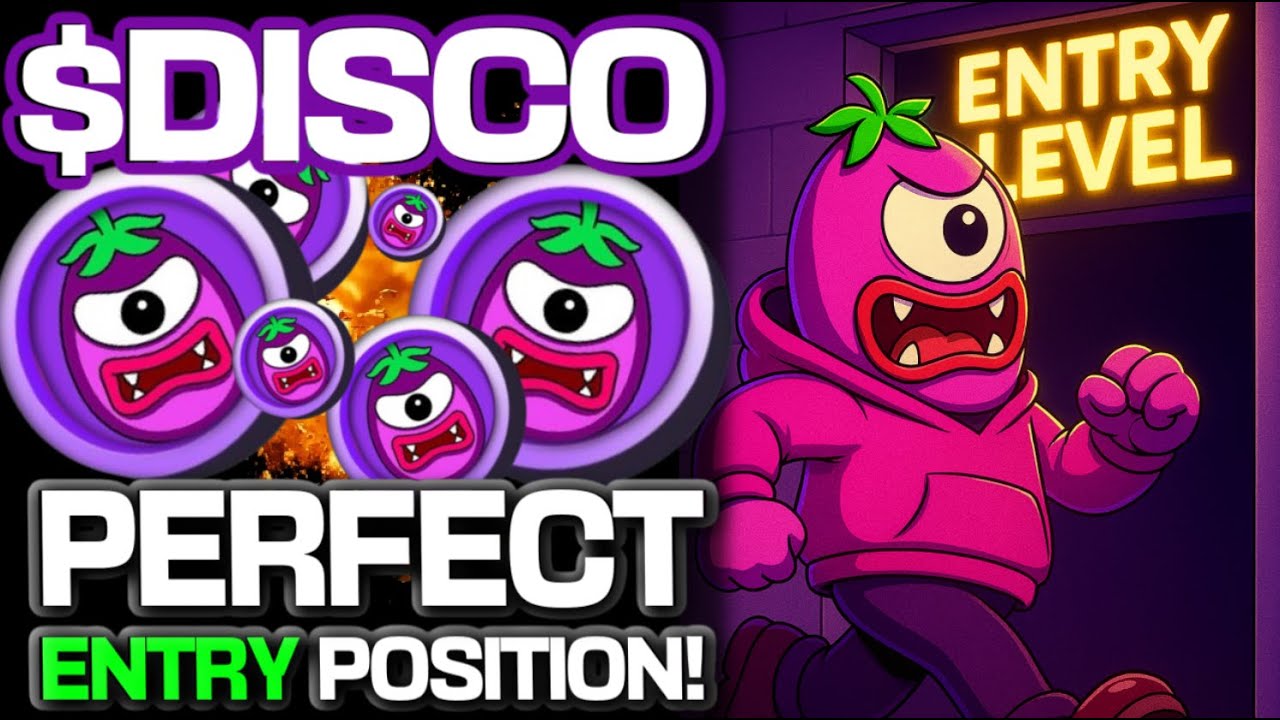 МОНЕТА $DISCO ОТ MAT FURIE НАХОДИТСЯ В ИДЕАЛЬНОЙ ПОЗИЦИИ ДЛЯ ВХОДА!!!