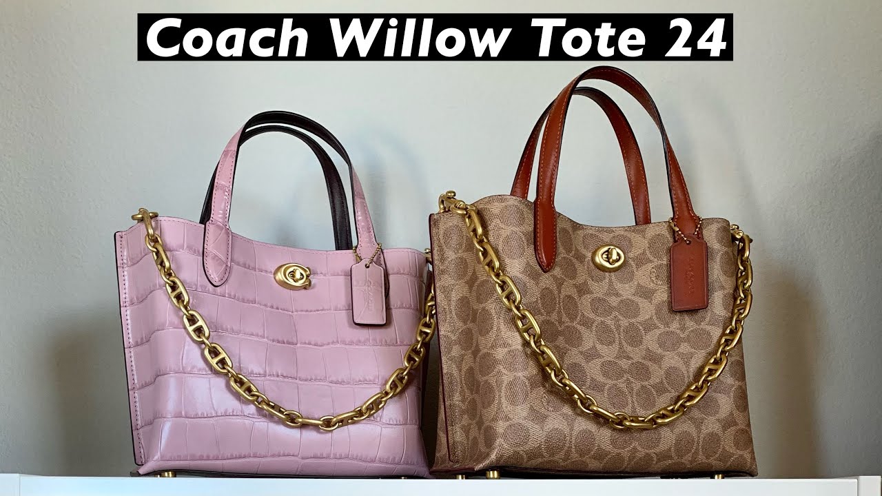 NEW: Coach Signature Willow Tote 24