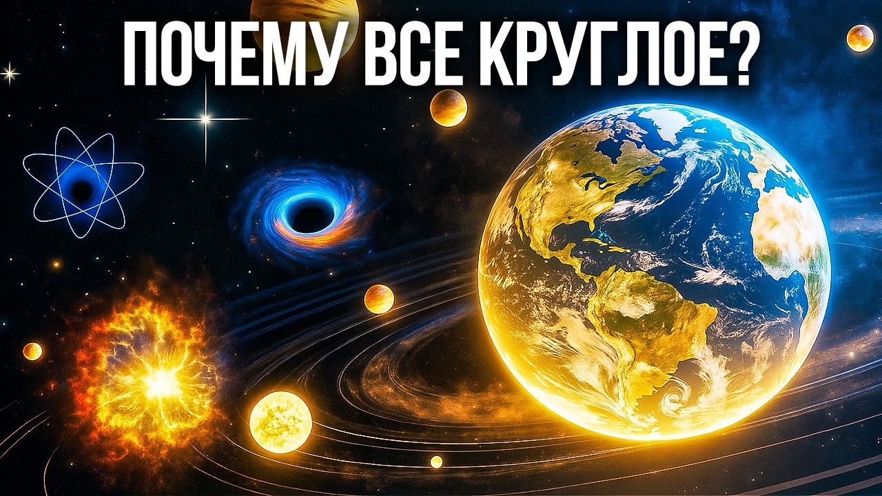 ЛЕКЦИЯ ДЛЯ СНА🌙 Почему всё во Вселенной круглое?