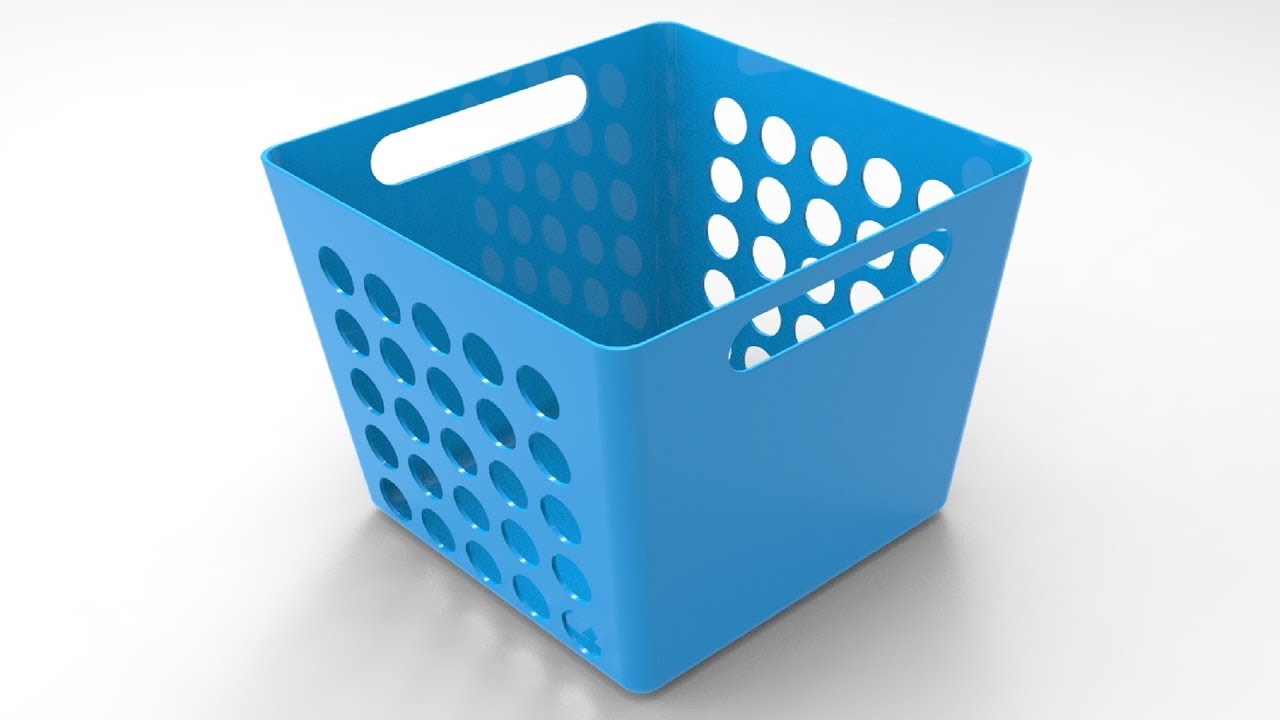 SolidWorks Tutorial - Very Basic Basket Designing Technique
