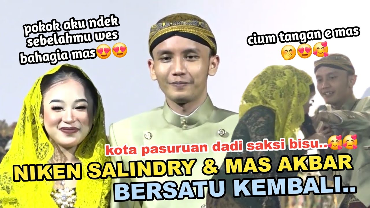 MOMEN NIKEN SALINDRY SAMA MAS AKBAR RUJUK KEMBALI,, ROMANTIS SAYANG