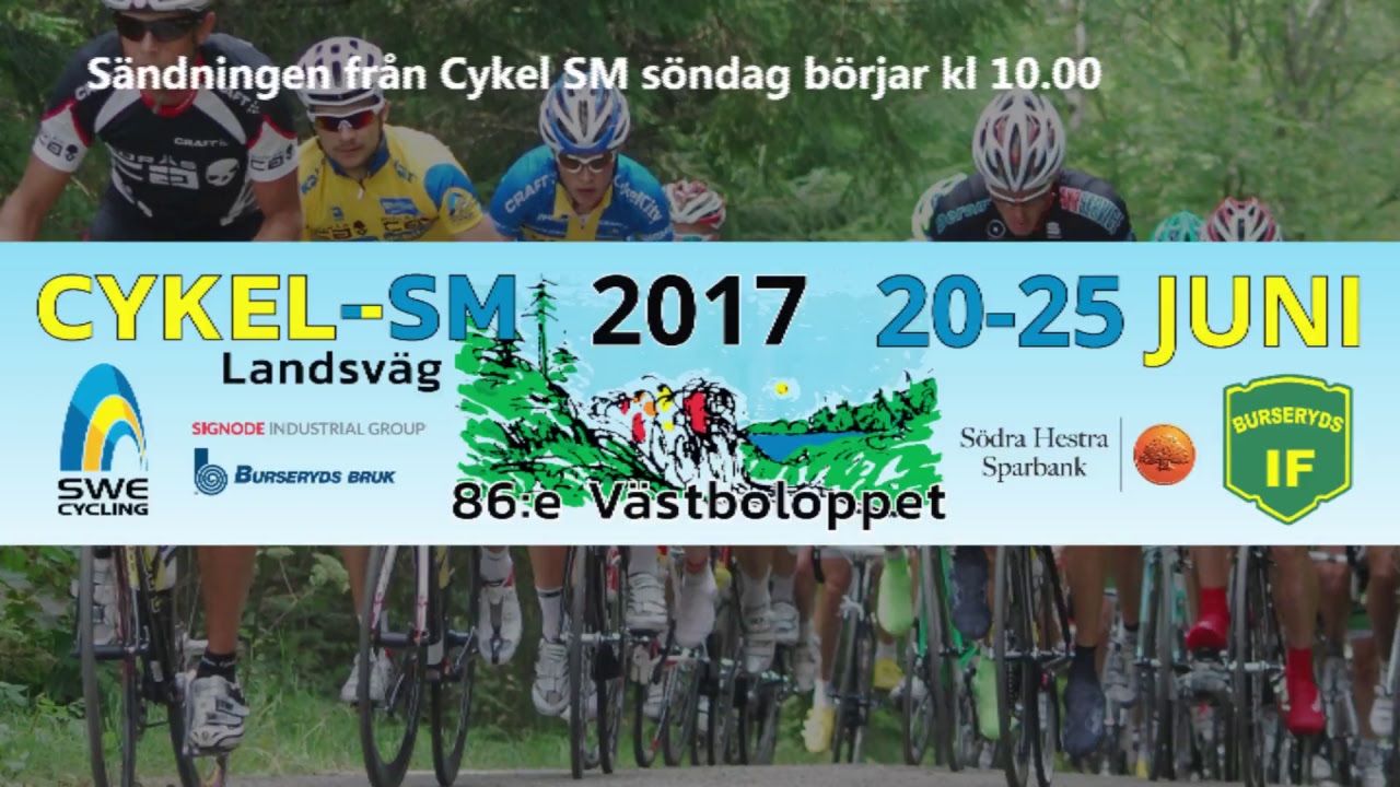 Cykel SM 2017 från Burseryd