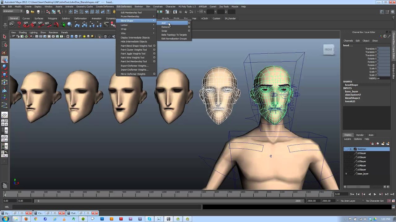 How To Set Up Blendshapes On Your Character