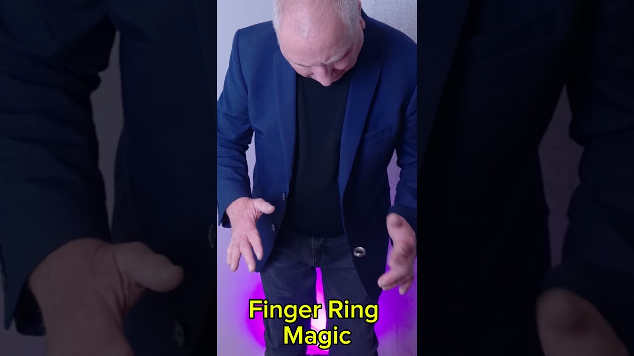 Crazy FLOATING RING Magic 🎩🪄✨️ #shorts #magic #magician #kpop #viral #trend