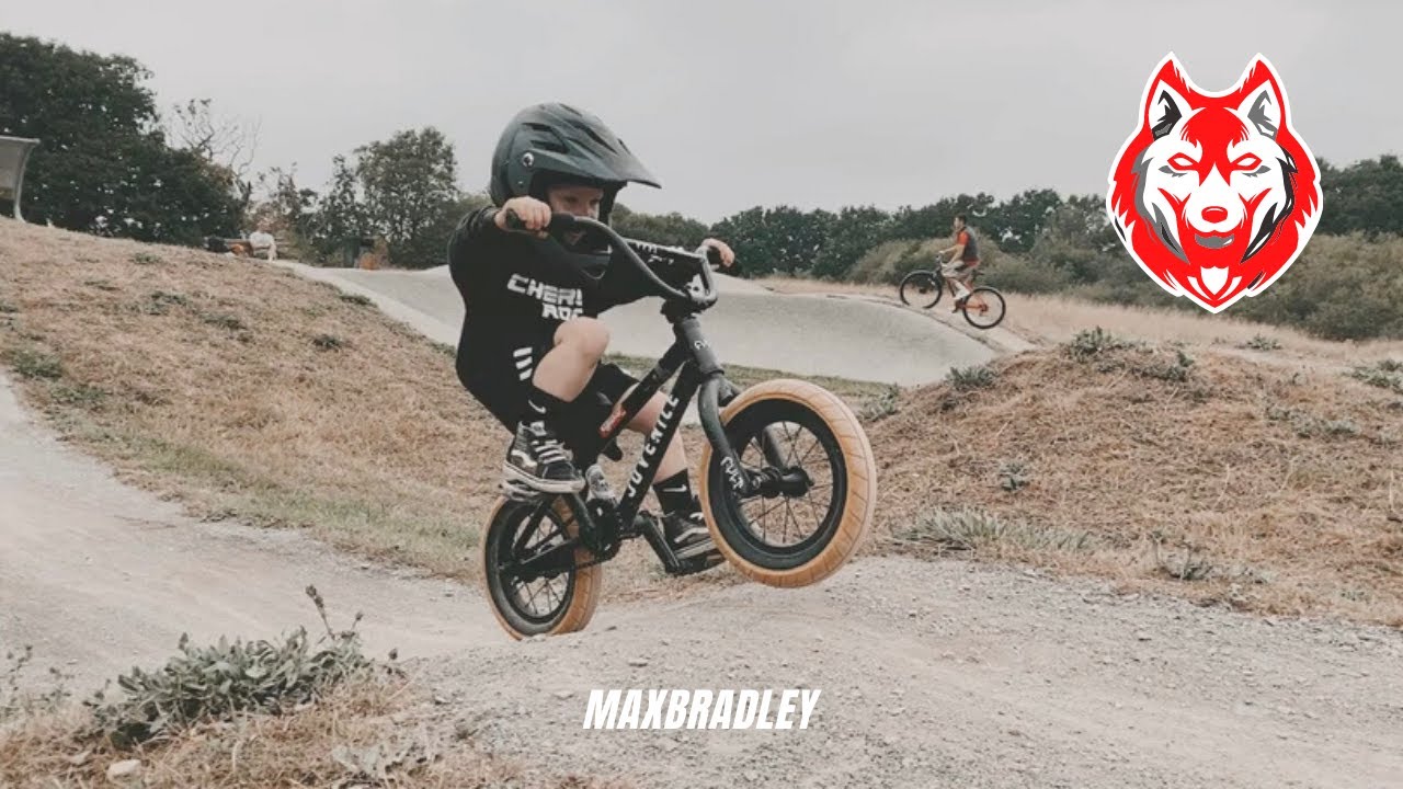 3 YR OLD TODDLER RIDES CULT BMX