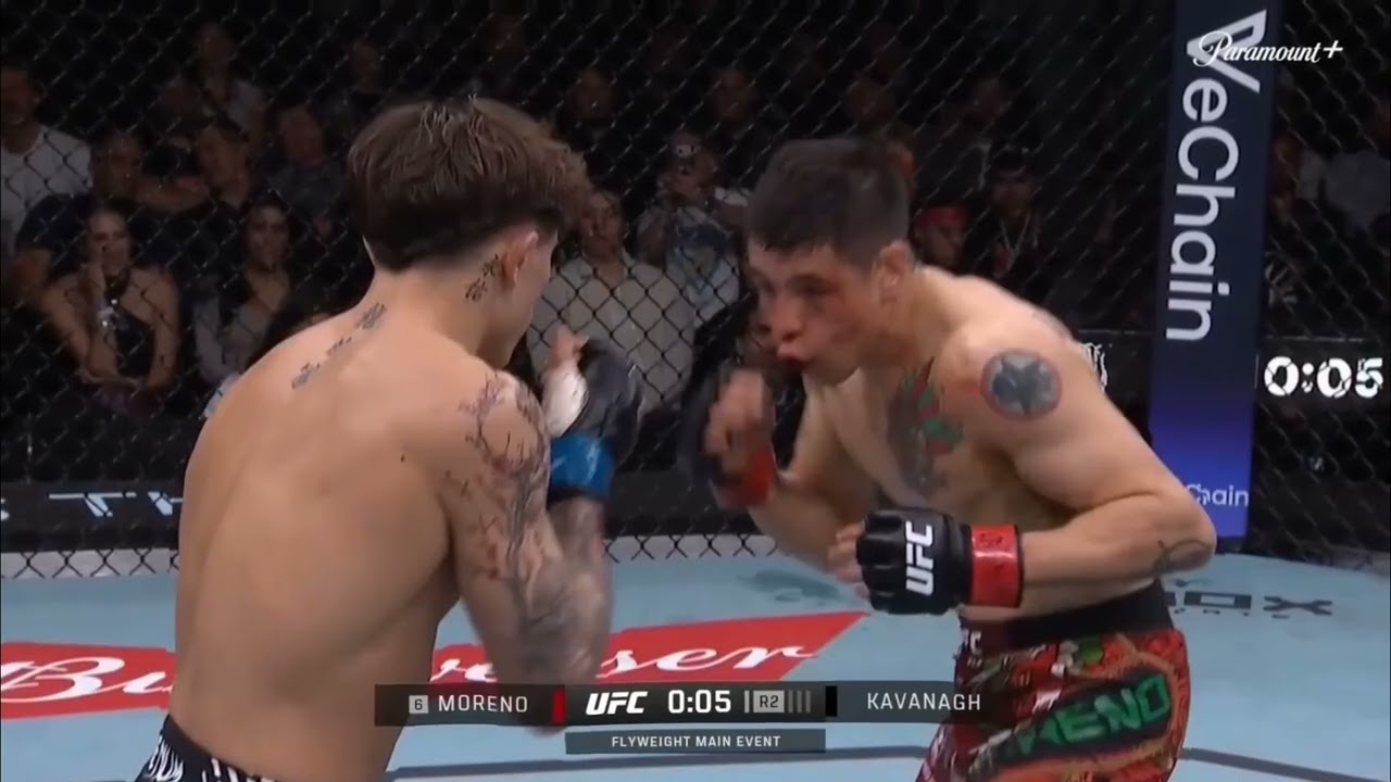 Брэндон Морено против Лонера Каванаха: основные моменты боя на UFC в Мексике
