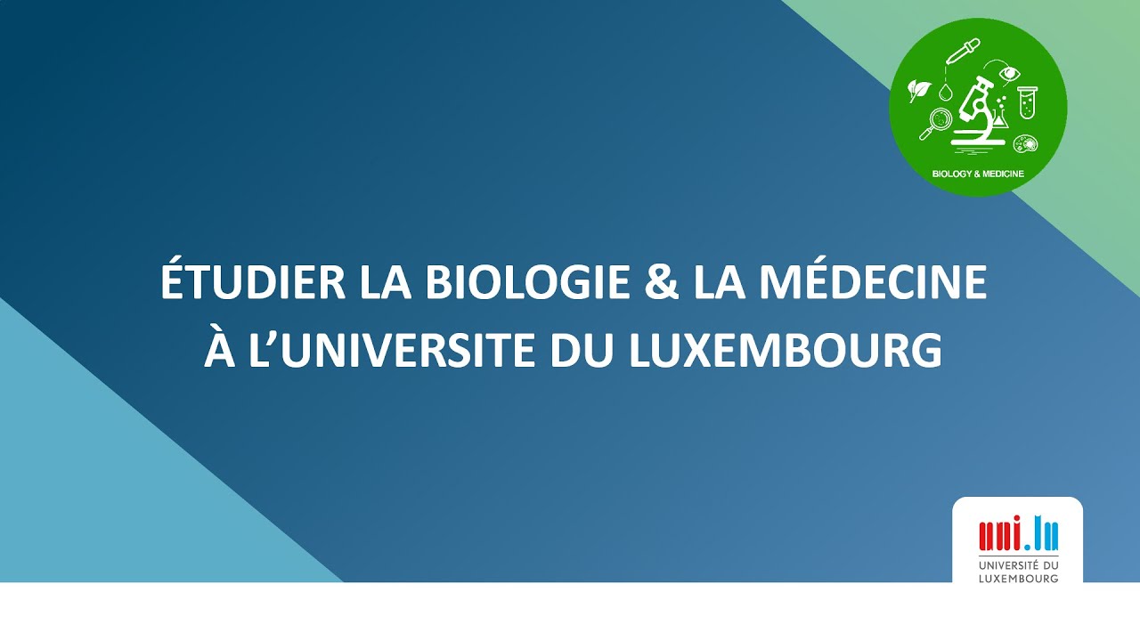 Étudier la biologie et la médecine à l’Université du Luxembourg