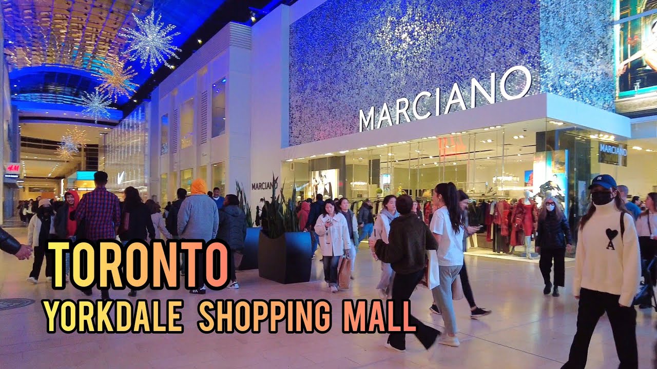 Toronto Yorkdale Shopping Centre Mall, Toronto Canada 4k