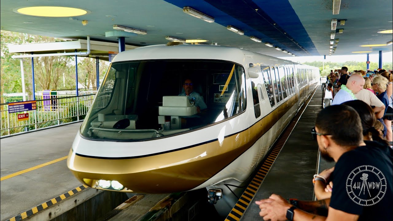 Walt Disney World Monorail Ride from Magic Kingdom to EPCOT in 4K | Walt Disney World Florida 2023