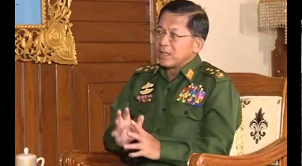 ဗိုလ်ချုပ်မှူးကြီး မင်းအောင်လှိုင်နှင့် ဝါရှင်တန်ပို့စ် တွေ့ဆုံမေးမြန်းခန်း