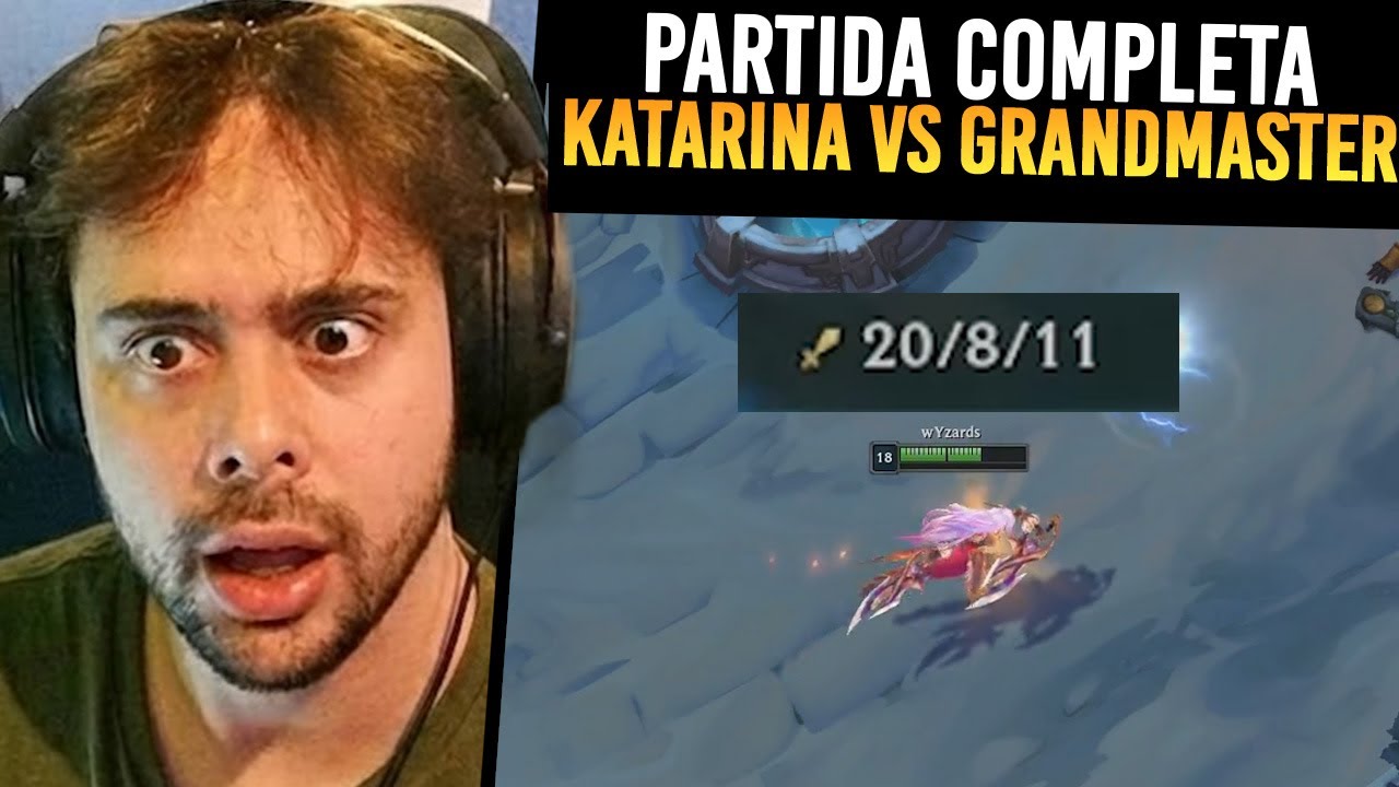 YODA jogou de KATARINA contra GRANDMASTER! ESSE VELHO AINDA JOGA?