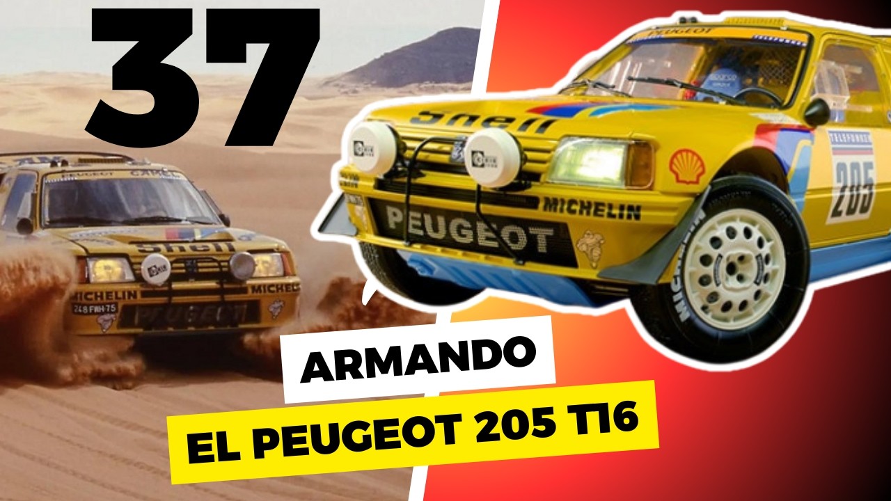 Peugeot 205 T16 Escala 1/8 Fascículo 37.
