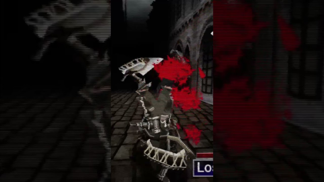 HUNTER VS LOST HUNTER #bloodbornepsx #bloodborne #shorts
