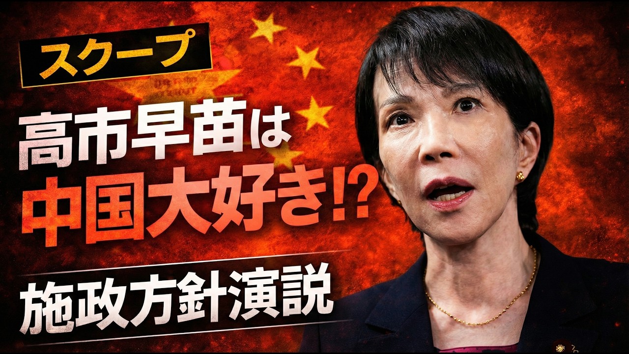 スクープ！高市早苗施政方針演説。成長のスイッチを押して押して押して･･･より凄い事実。安冨歩東京大学名誉教授。一月万冊清水