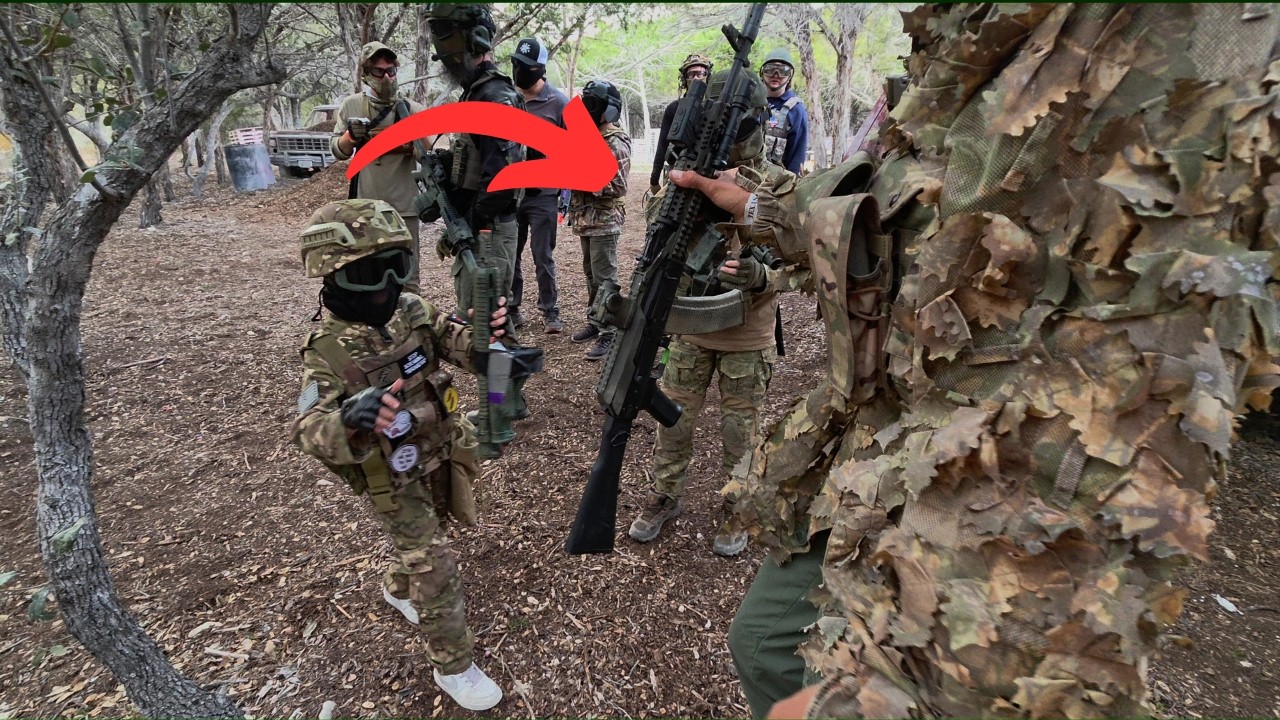 I Gave This Kid My Airsoft Rifle!?! AK-74 Gameplay
