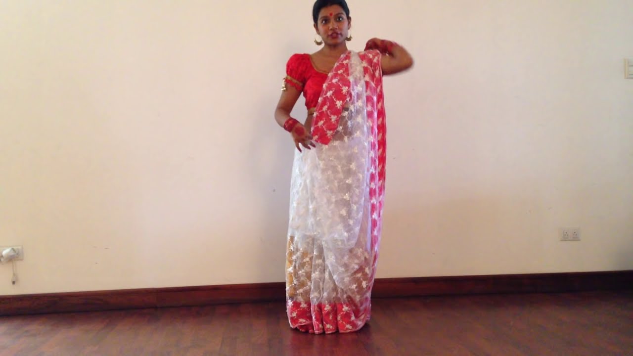How to tie DOLA RE DOLA saree from Devdas (+sub)