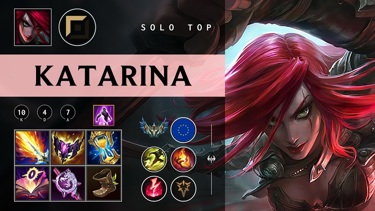 Katarina Top vs Varus - EUW Challenger Patch 26.04