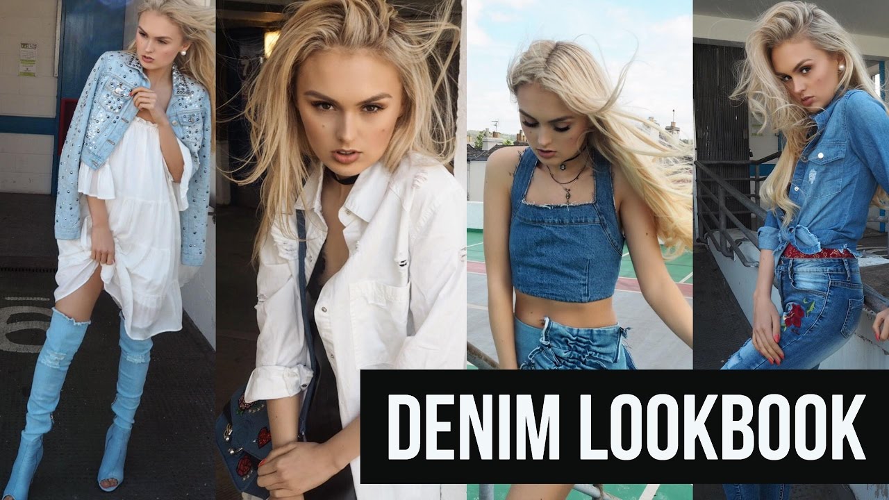 Denim Lookbook👖 - Spring Summer Outift Inspo- Boohoo / Zara / Bershka / Topshop / Primark 💙