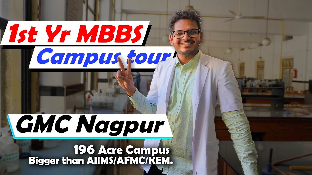 Campus tour of the One of the Largest Medical College of Asia 🔥 | GMC Nagpur Tour | Anuj Pachhel