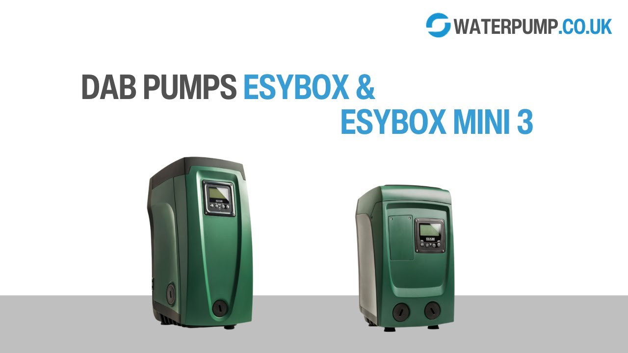 Esybox and Esybox Mini 3 - DAB Pumps - Waterpump.co.uk