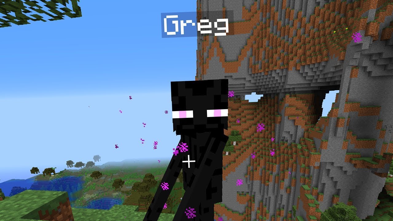 We tried to tame an Enderman in Minecraft