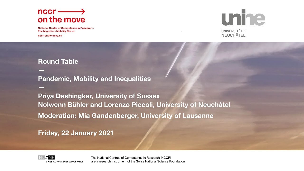 Round Table: Pandemic, Mobility and Inequalities