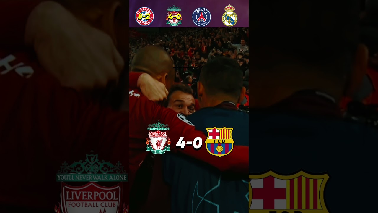 Barcelona's humiliating defeats over the years. 🗿#funny#edit#barcelona