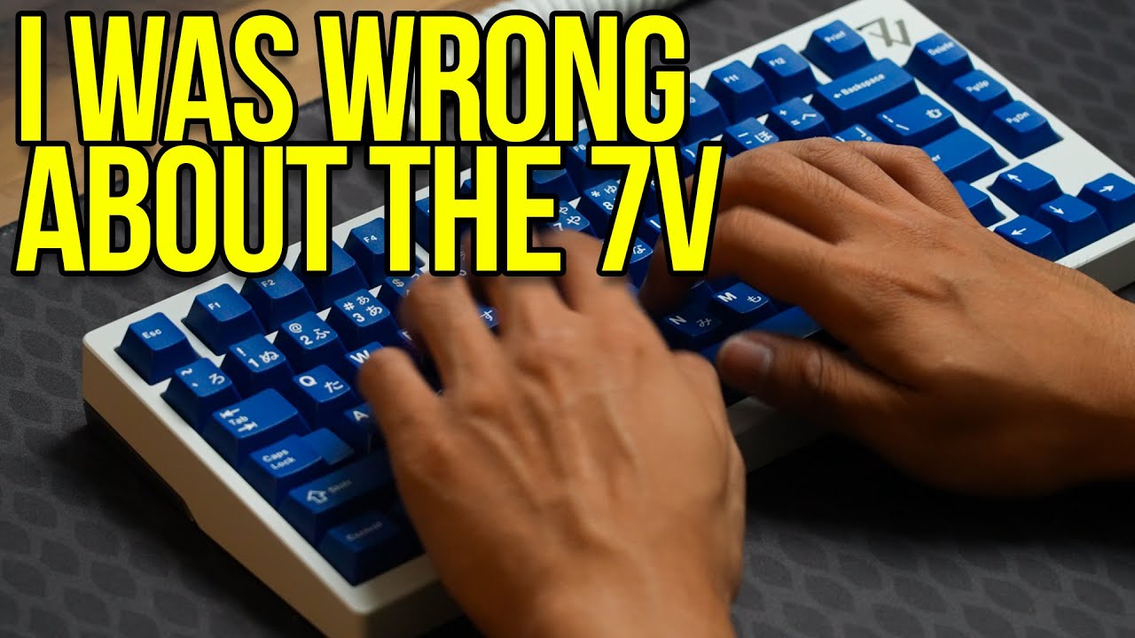 I Was Wrong About The 7V Keyboard - Plateless Sound Test and Review