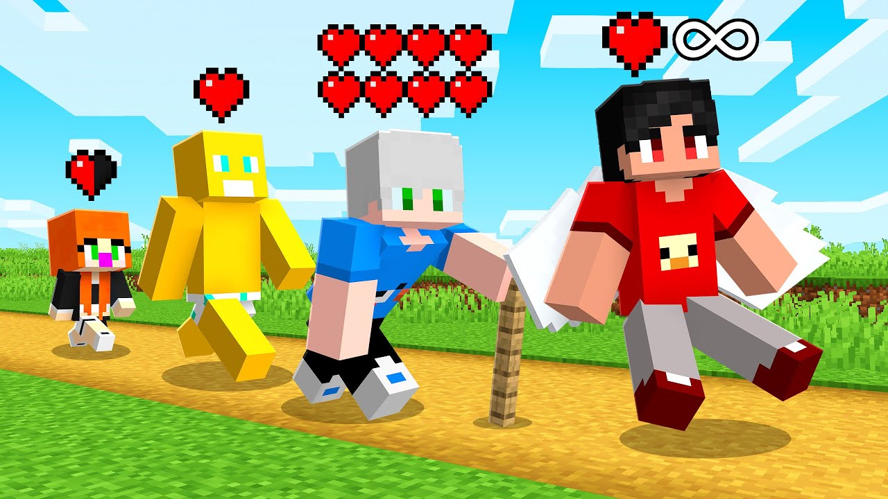 Sobrevivemos de Bebê até Imortal no Minecraft!