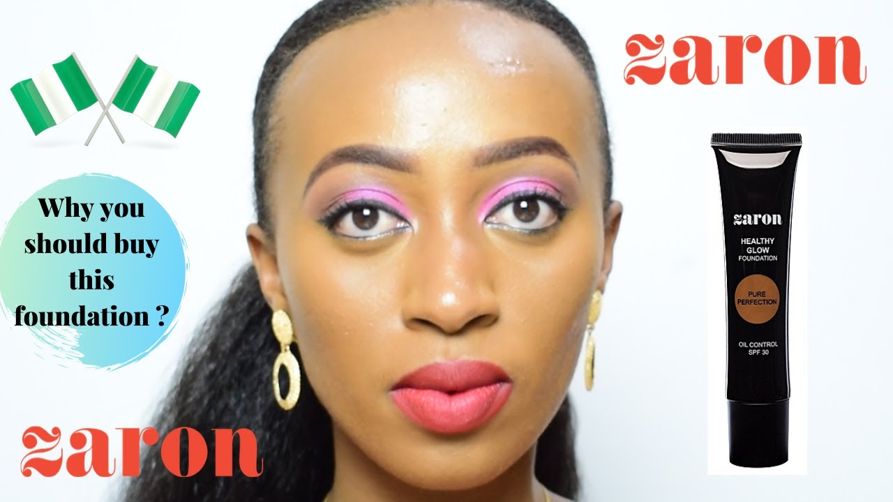 FIRST IMPRESSION MAKEUP REVIEW / ZARON FOUNDATION REVIEW / NIGERIAN BEAUTY BRAND / CYNTHIA WAITHERA